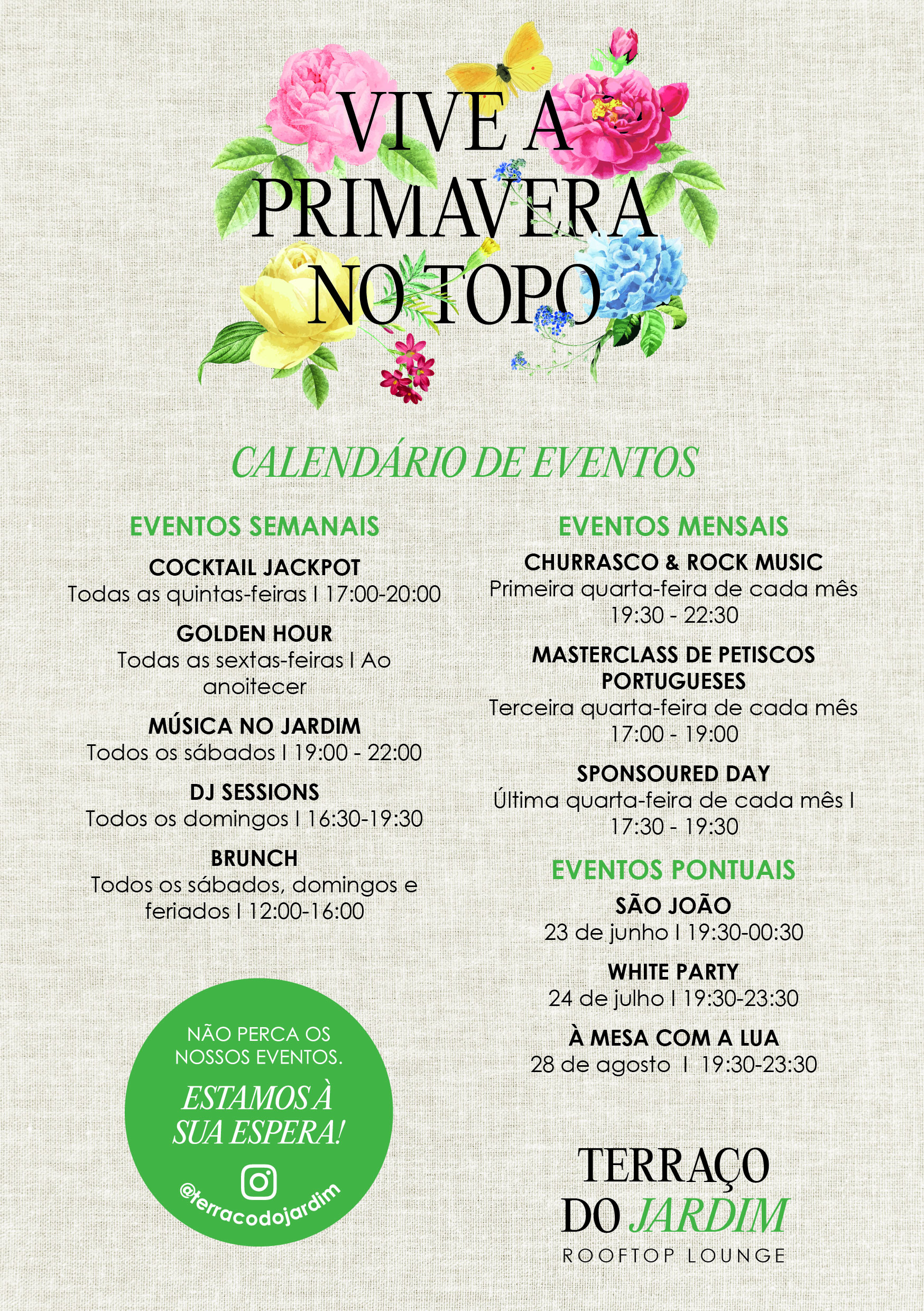 Agenda Terraço Do Jardim