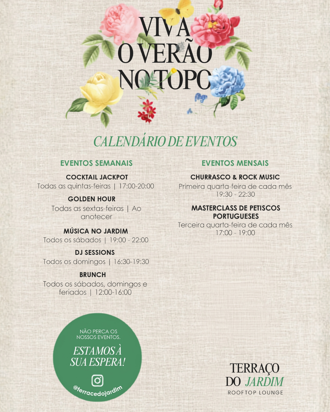 Agenda Terraço Do Jardim